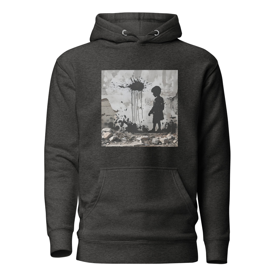 Palestine Wall - Women’s Hoodie, Charcoal Heather