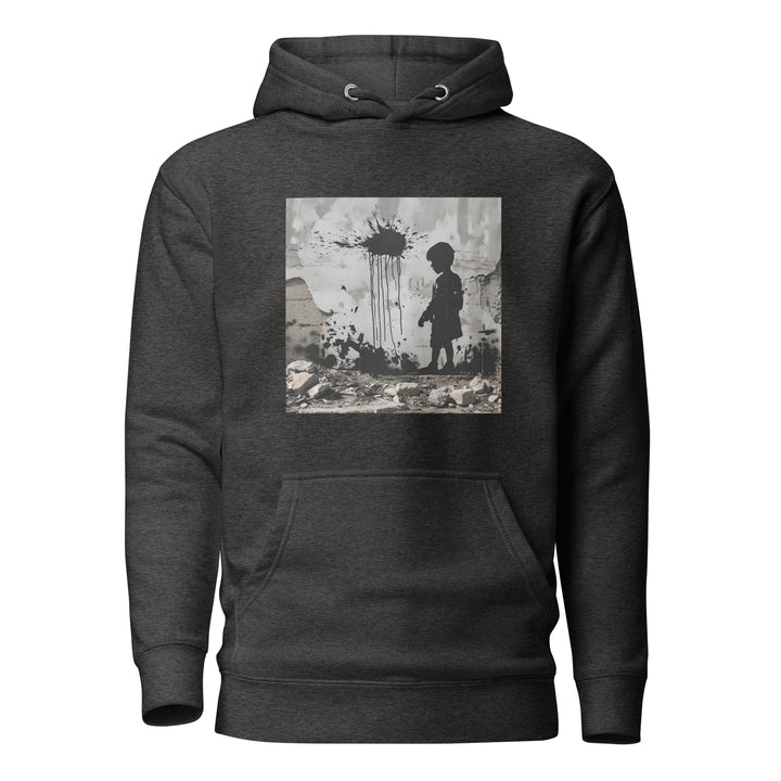 Palestine Wall - Women’s Hoodie, Charcoal Heather