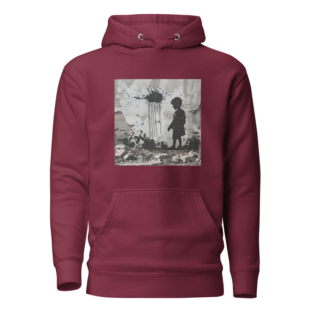 Palestine Wall - Women’s Hoodie, Maroon