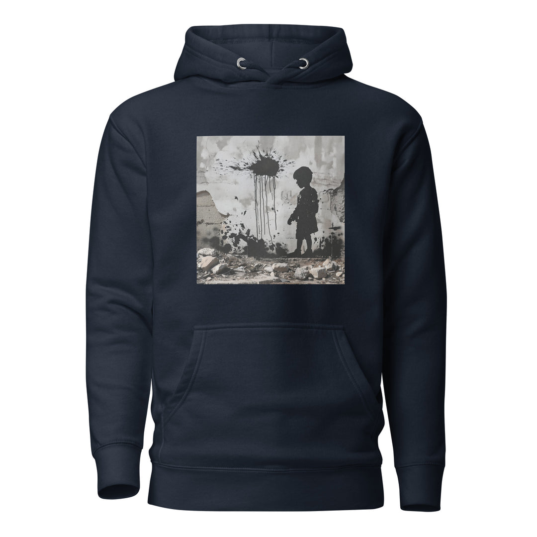 Palestine Wall - Women’s Hoodie, Navy Blazer
