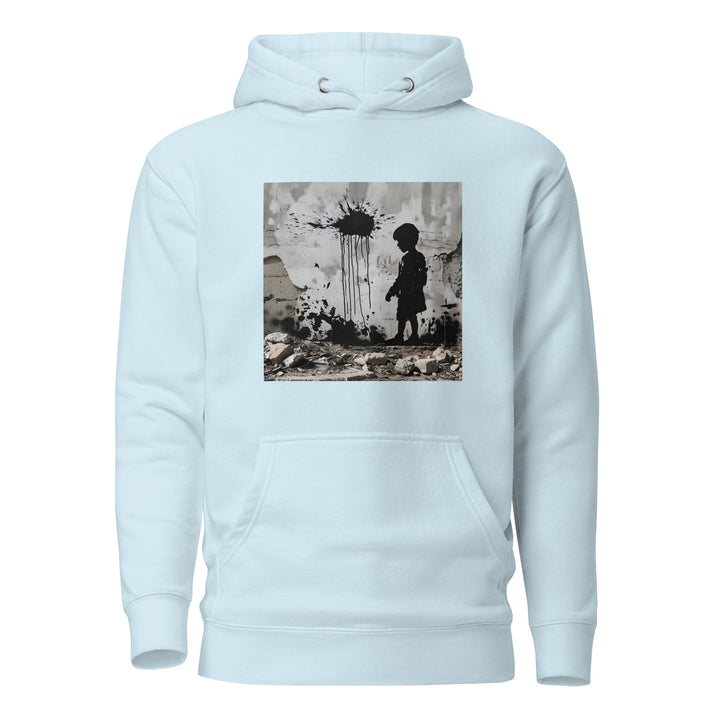 Palestine Wall - Women’s Hoodie, Sky Blue