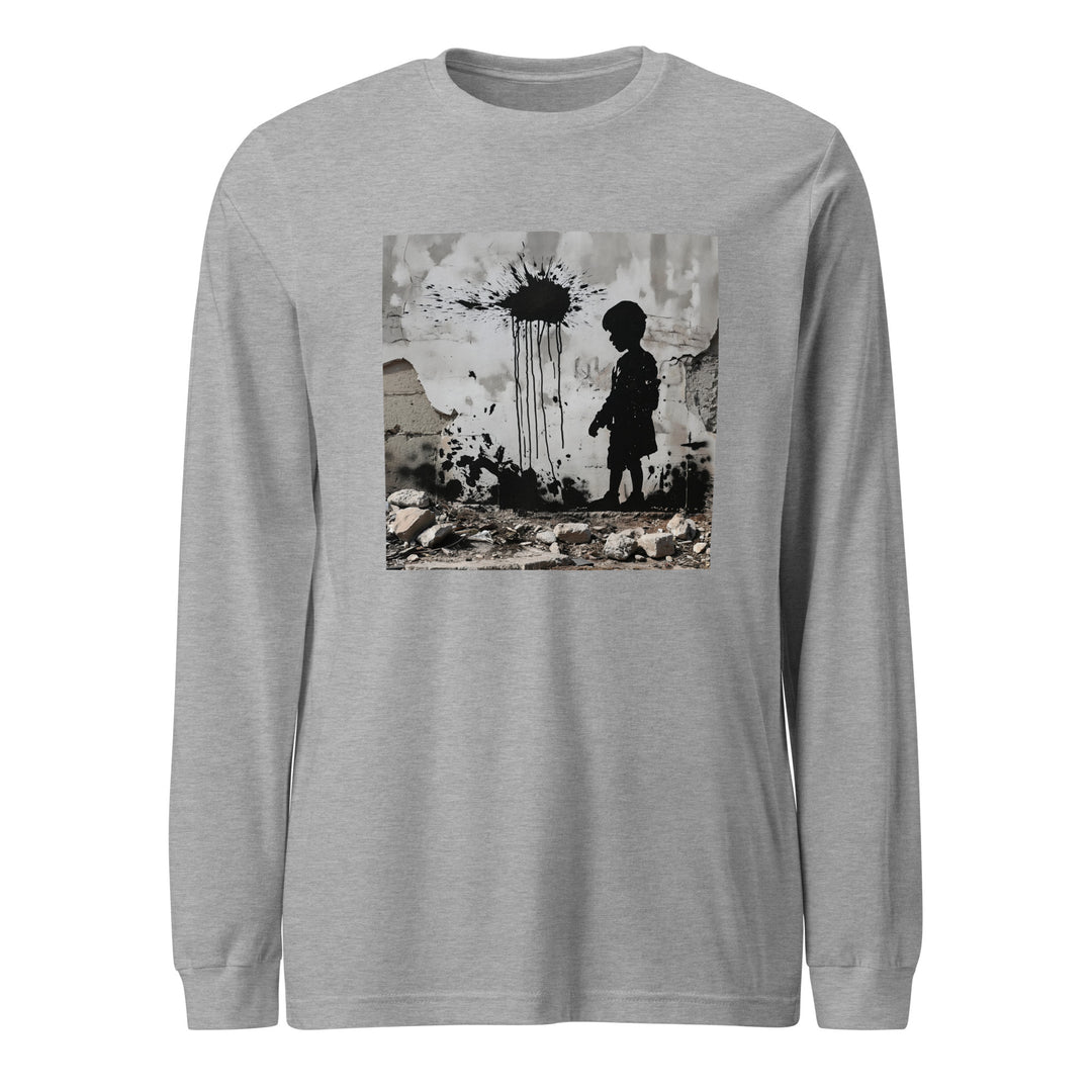 Palestine Wall - Women’s Long Sleeve Tee, Heather