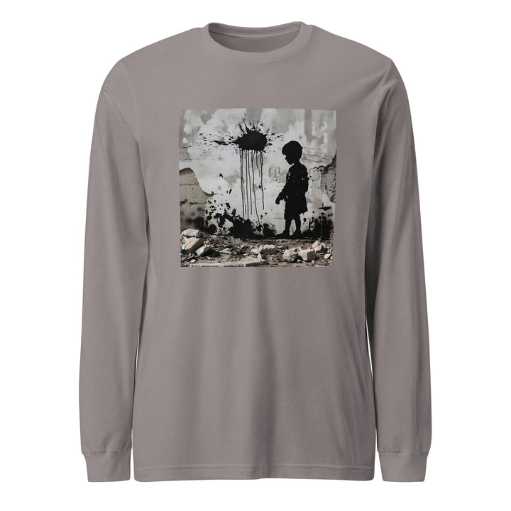 Palestine Wall - Women’s Long Sleeve Tee, Storm