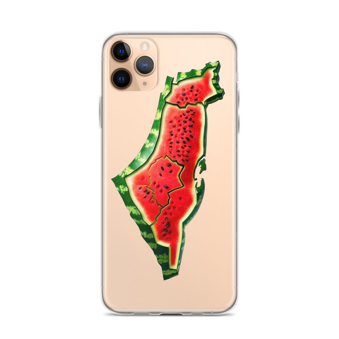 Palestine Watermelon - Clear Case for iPhone®, iPhone iPhone 11 Pro Max Case On Phone