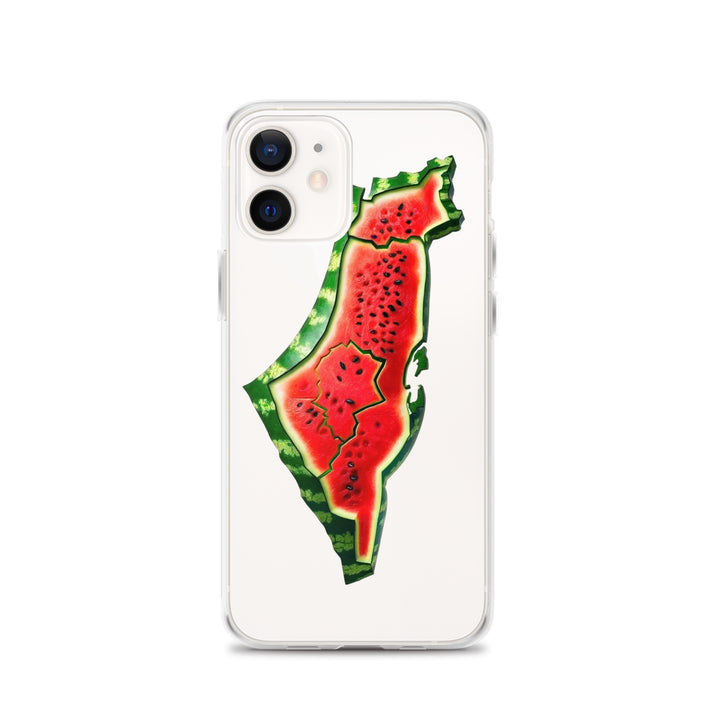 Palestine Watermelon - Clear Case for iPhone®, iPhone iPhone 12 Case On Phone