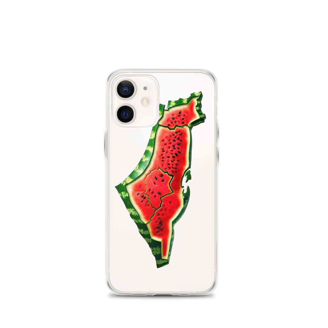 Palestine Watermelon - Clear Case for iPhone®, iPhone iPhone 12 Mini Case On Phone