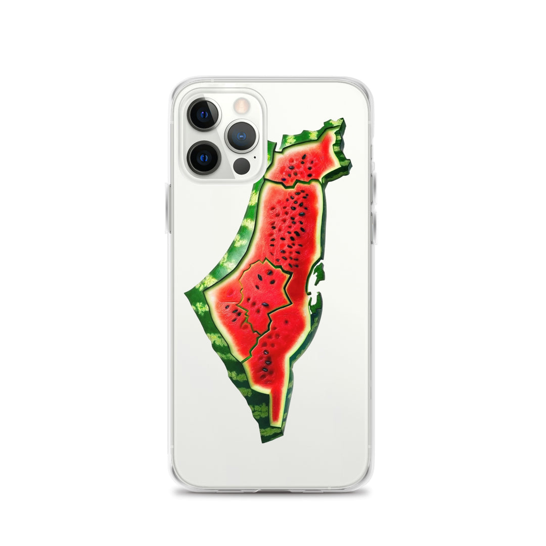 Palestine Watermelon - Clear Case for iPhone®, iPhone iPhone 12 Pro Case On Phone
