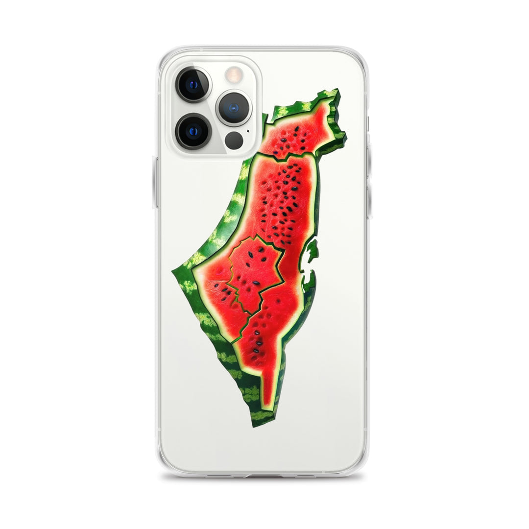 Palestine Watermelon - Clear Case for iPhone®, iPhone iPhone 12 Pro Max Case On Phone