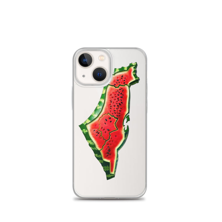 Palestine Watermelon - Clear Case for iPhone®, iPhone iPhone 13 Mini Case On Phone