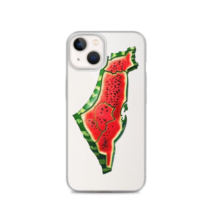 Palestine Watermelon - Clear Case for iPhone®, iPhone iPhone 13 Case On Phone