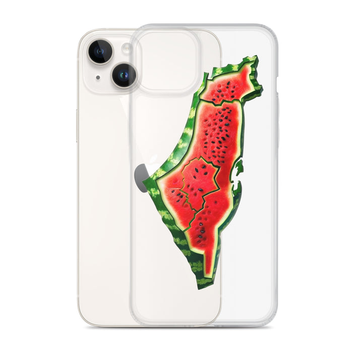 Palestine Watermelon - Clear Case for iPhone®, iPhone iPhone 14 Plus Case With Phone