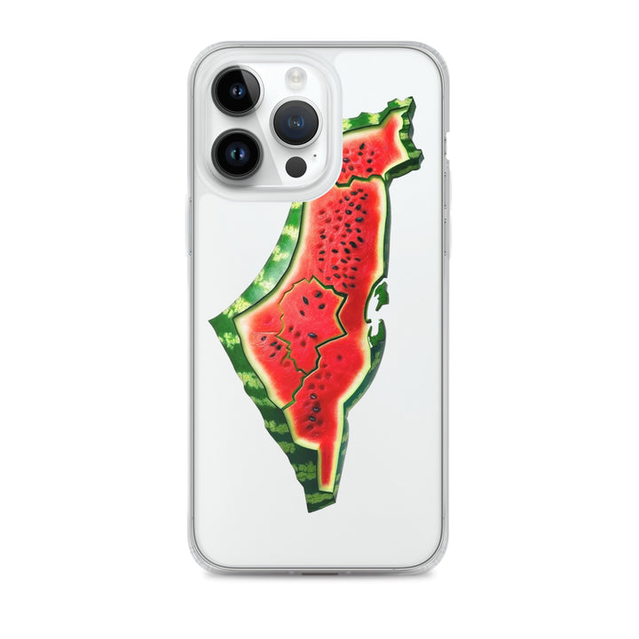 Palestine Watermelon - Clear Case for iPhone®, iPhone iPhone 14 Pro Max Case On Phone
