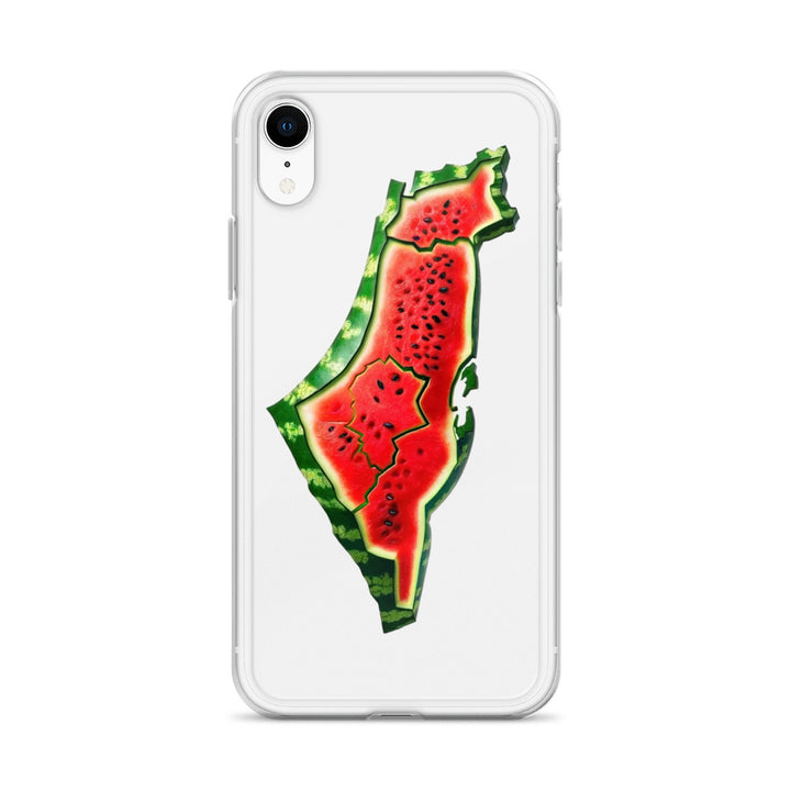 Palestine Watermelon - Clear Case for iPhone®, iPhone iPhone Xr Case On Phone