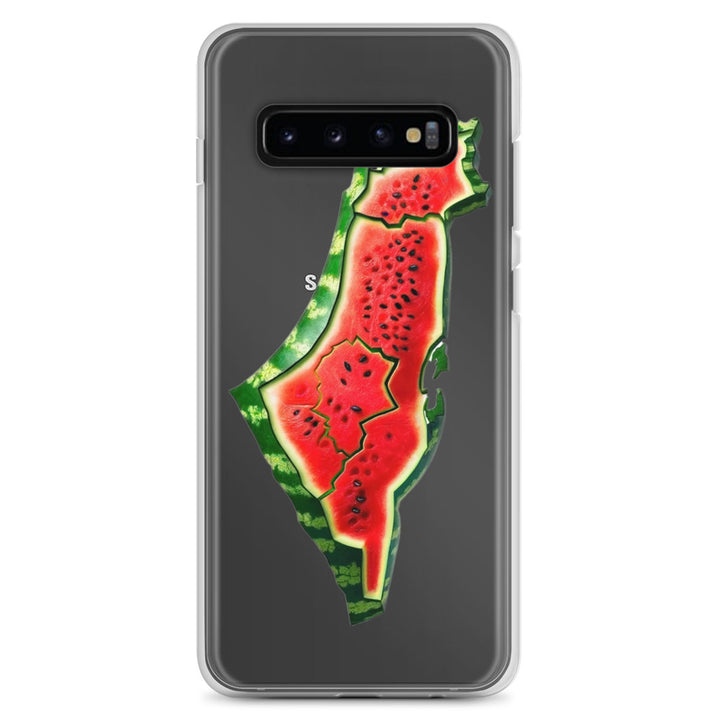 Palestine Watermelon - Clear Case for Samsung®, Samsung Samsung Galaxy S10 Case On Phone