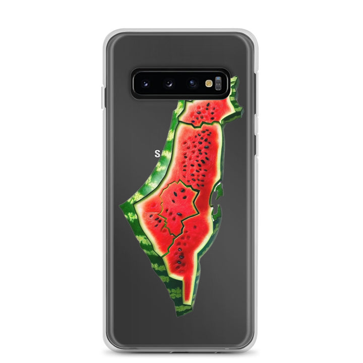 Palestine Watermelon - Clear Case for Samsung®, Samsung Samsung Galaxy S10 Case On Phone