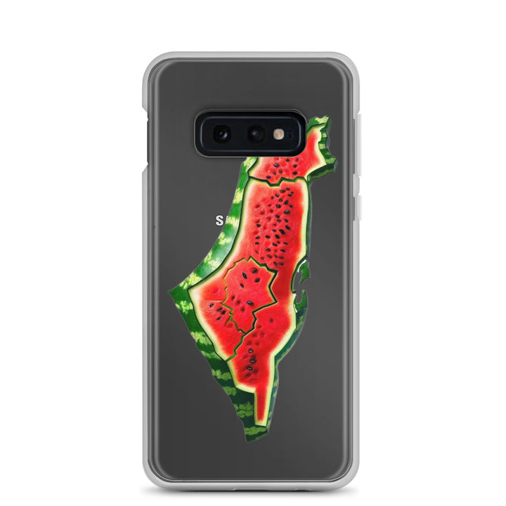 Palestine Watermelon - Clear Case for Samsung®, Samsung Samsung Galaxy S10e Case On Phone