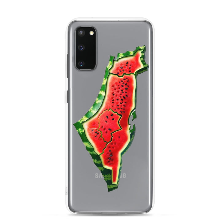 Palestine Watermelon - Clear Case for Samsung®, Samsung Samsung Galaxy S20 Case On Phone