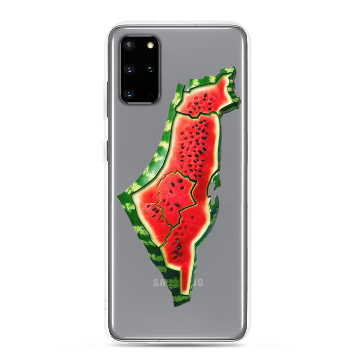 Palestine Watermelon - Clear Case for Samsung®, Samsung Samsung Galaxy S20 Plus Case On Phone