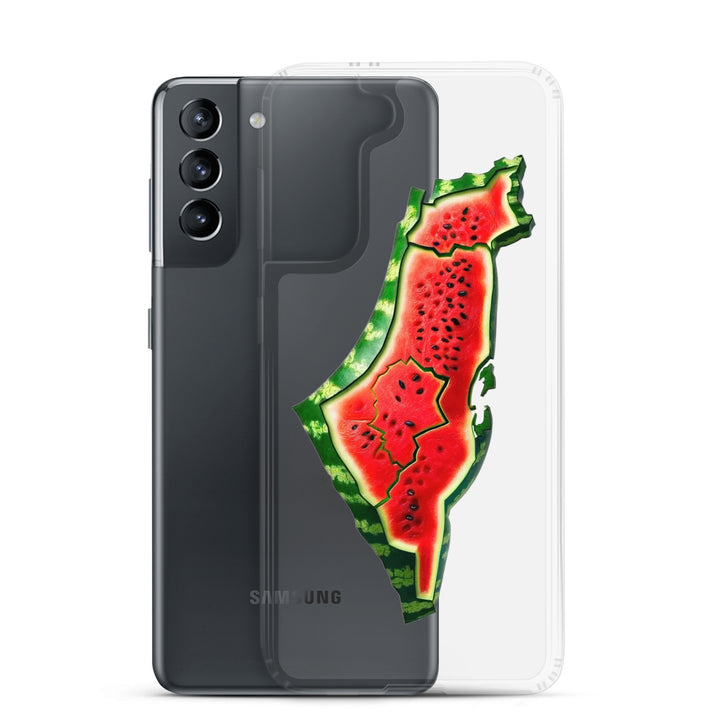 Palestine Watermelon - Clear Case for Samsung®, Samsung Samsung Galaxy S21 Case With Phone
