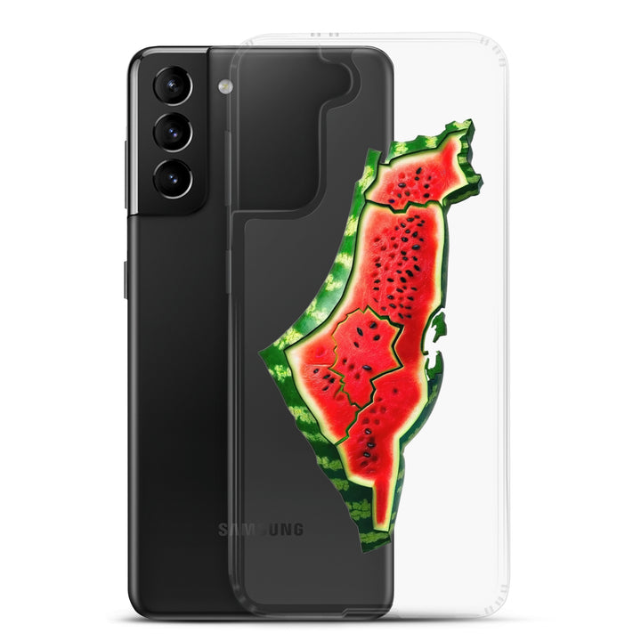 Palestine Watermelon - Clear Case for Samsung®, Samsung Samsung Galaxy S21 Plus Case With Phone