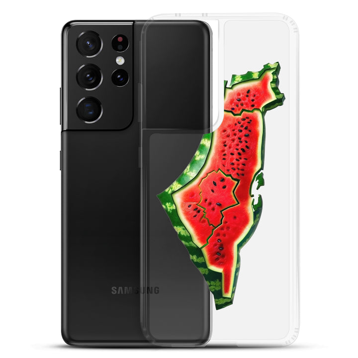 Palestine Watermelon - Clear Case for Samsung®, Samsung Samsung Galaxy S21 Ultra Case With Phone