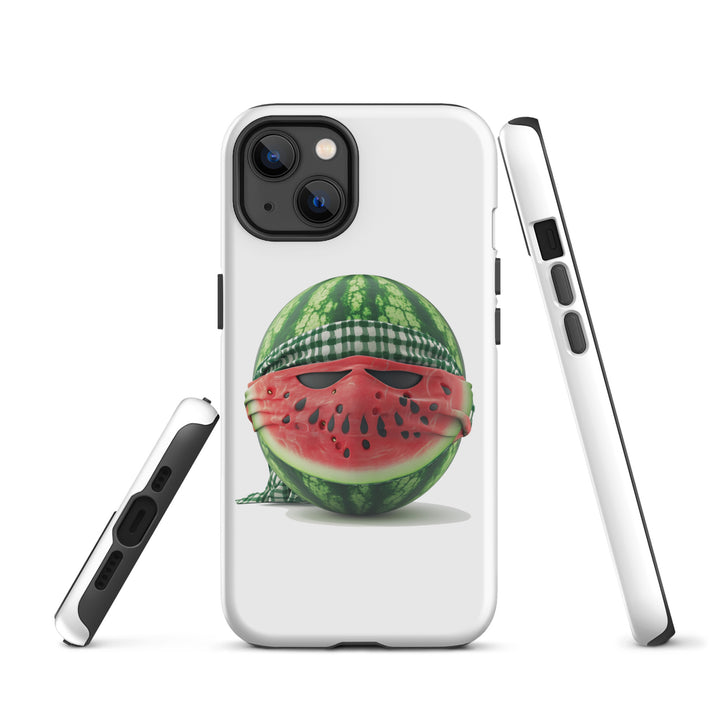 Palestine Watermelon Fighter - Tough Case for iPhone®, Glossy iPhone 13