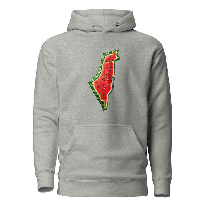 Palestine Watermelon - Men’s Hoodie, Carbon Grey