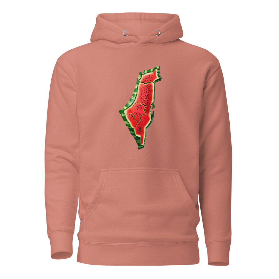 Palestine Watermelon - Men’s Hoodie, Dusty Rose