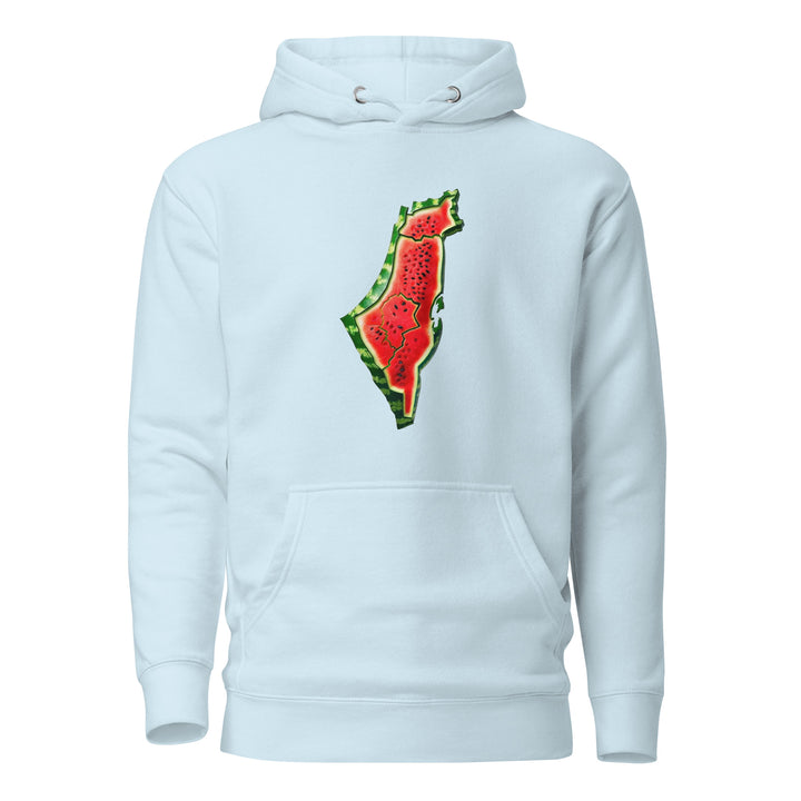 Palestine Watermelon - Men’s Hoodie, Sky Blue