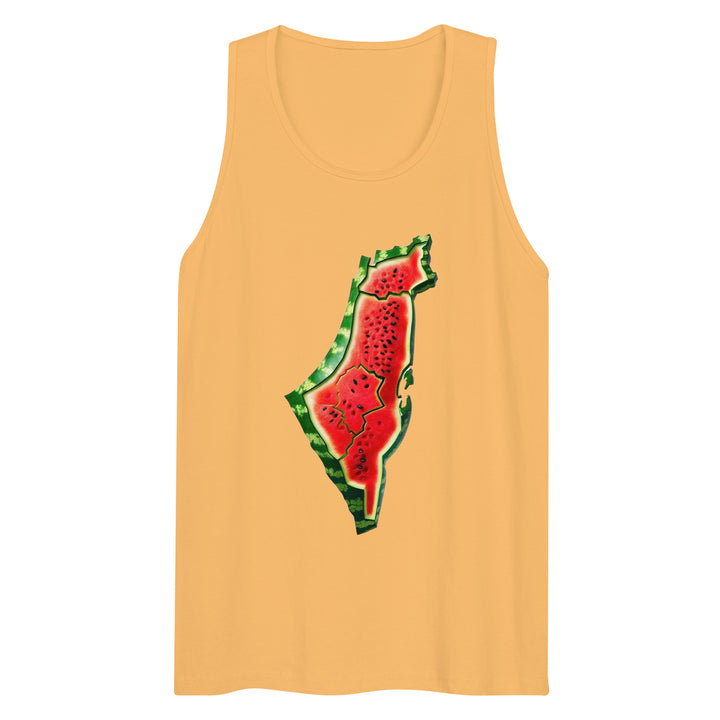 Palestine Watermelon - Men’s Premium Tank Top, Mens Premium Tank Top Squash