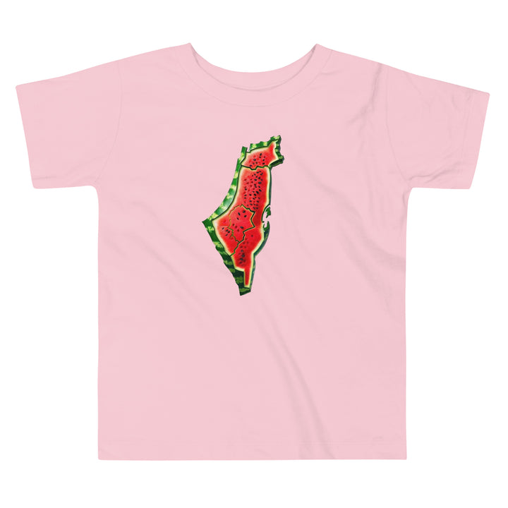 Palestine Watermelon - Toddler Short Sleeve Tee, Pink