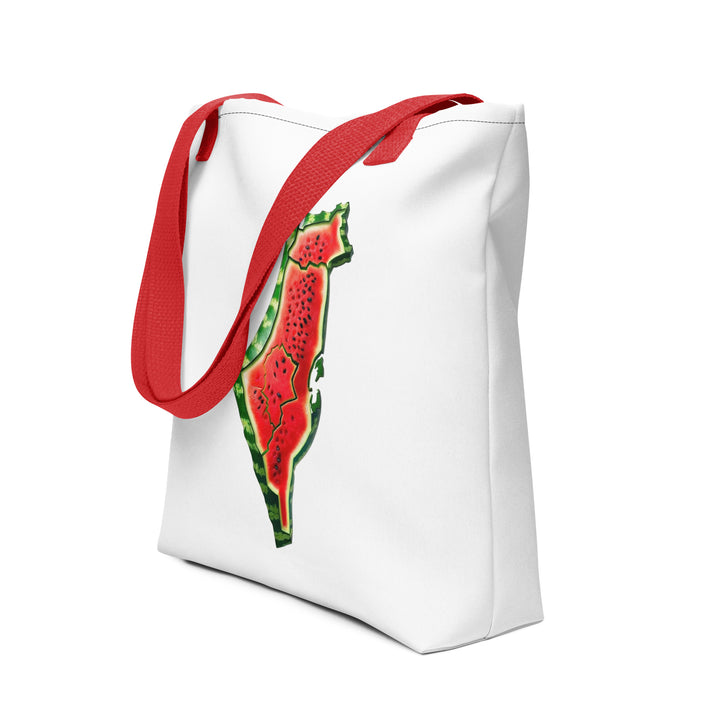 Palestine Watermelon - Tote Bag, Red 15x15