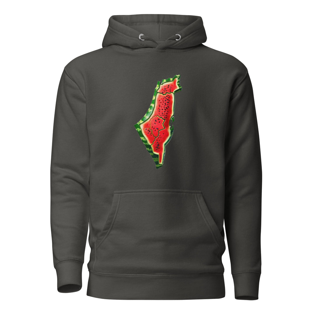 Palestine Watermelon - Women’s Hoodie, Vintage Black