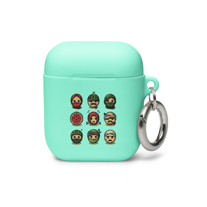 Palestine Emoji - Rubber Case for AirPods® Gen 1 &amp; 2, AirPods Mint AirPods