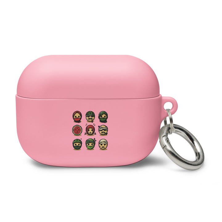 Palestine Emoji - Rubber Case for AirPods® Gen 1 &amp; 2, AirPods Pink AirPods Pro