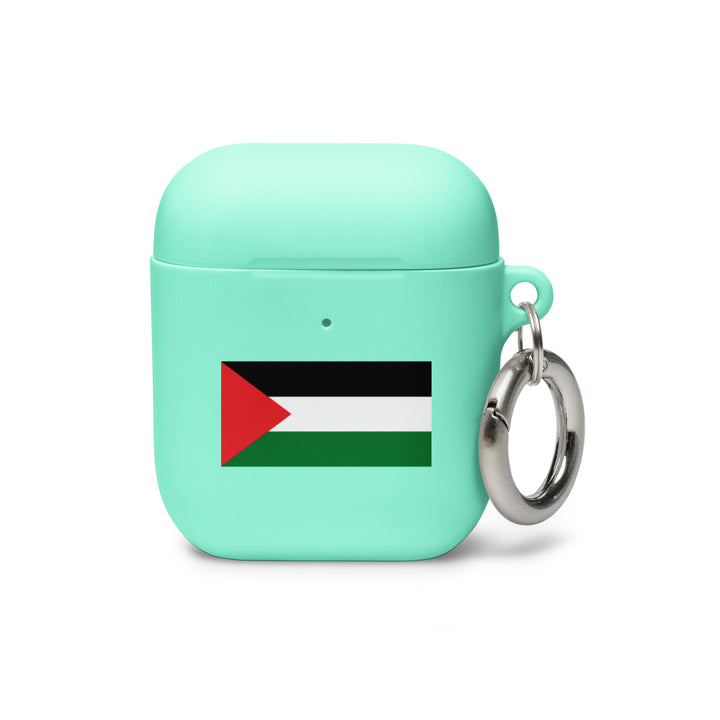 Palestine Flag - Rubber Case for AirPods® Gen 1 &amp; 2, AirPods Mint AirPods