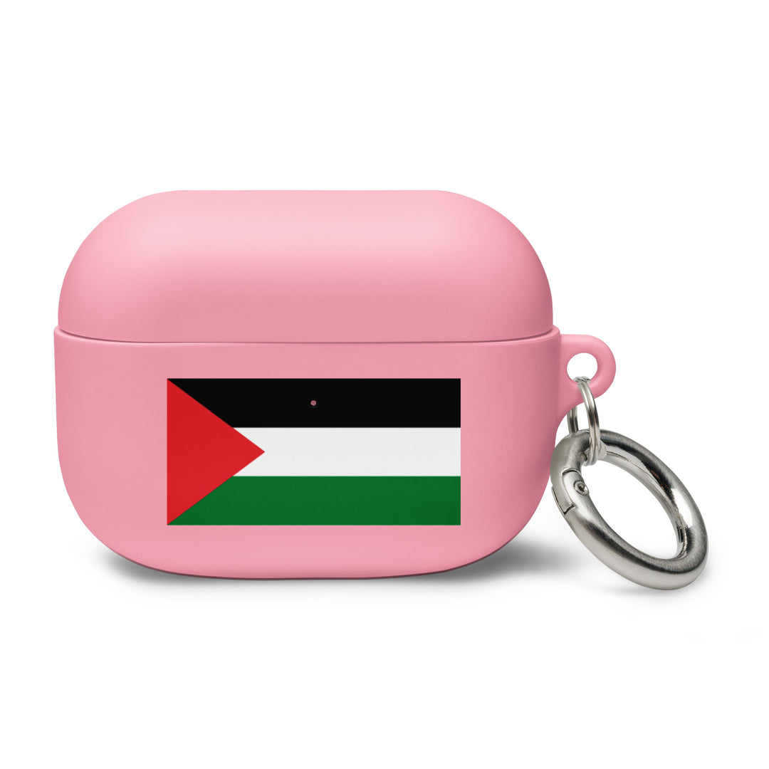 Palestine Flag - Rubber Case for AirPods® Gen 1 &amp; 2, AirPods Pink AirPods Pro