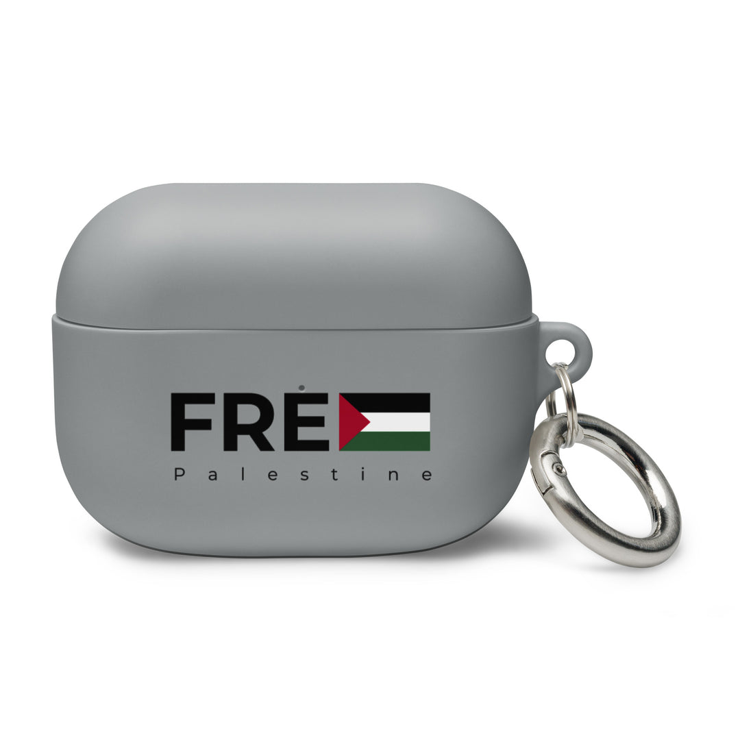 Free Palestine - Rubber Case for AirPods® Pro Gen 1, AirPods Grey AirPods Pro