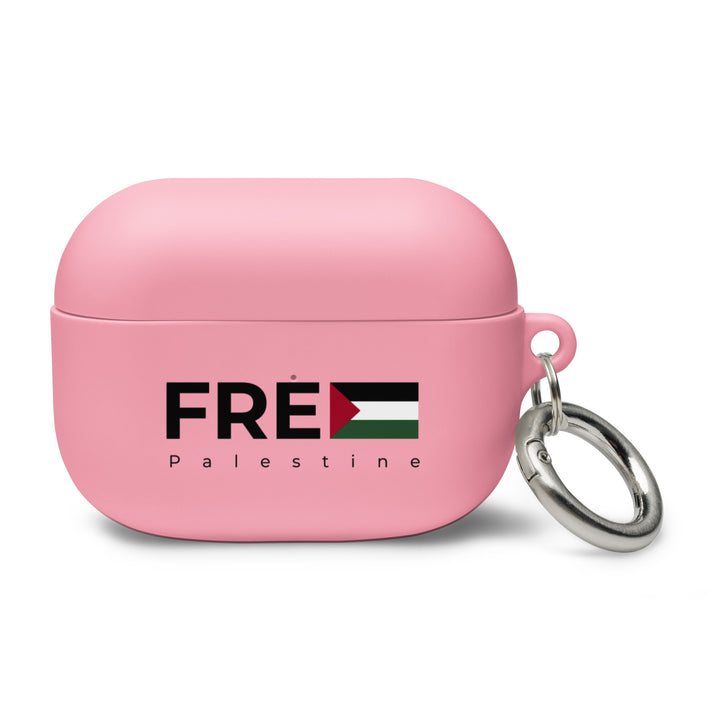 Free Palestine - Rubber Case for AirPods® Pro Gen 1, AirPods Pink AirPods Pro