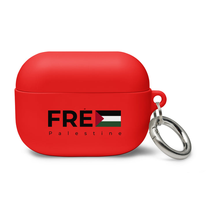 Free Palestine - Rubber Case for AirPods® Pro Gen 1, AirPods Red AirPods Pro