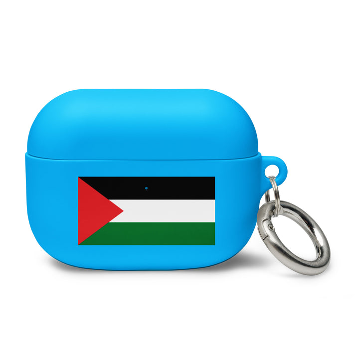 Palestine Flag - Rubber Case for AirPods® Pro Gen 1, AirPods Blue AirPods Pro