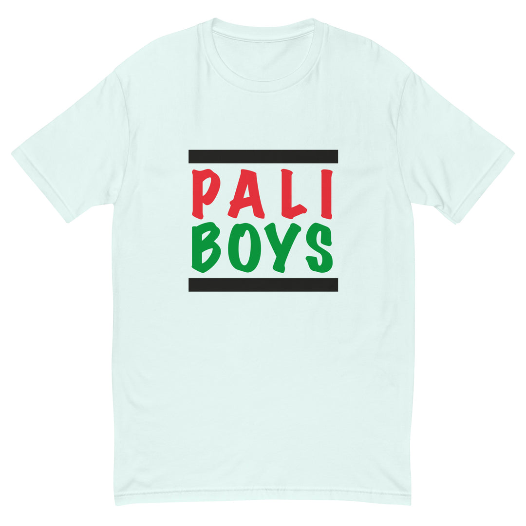 Palestinian Boys - Short Sleeve T-Shirt, Mens Fitted T Shirt Light Blue