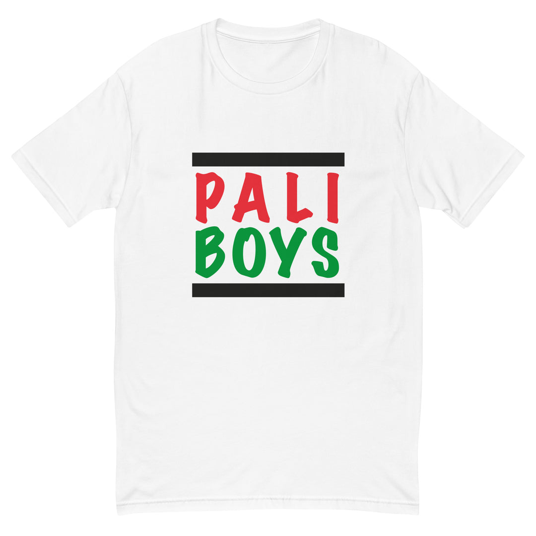 Palestinian Boys - Short Sleeve T-Shirt, Mens Fitted T Shirt White