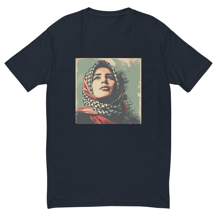 Hope - Short Sleeve T-shirt, Mens Fitted T Shirt Midnight Navy