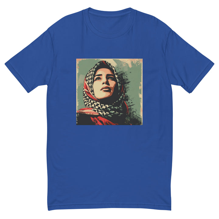 Hope - Short Sleeve T-shirt, Mens Fitted T Shirt Royal Blue