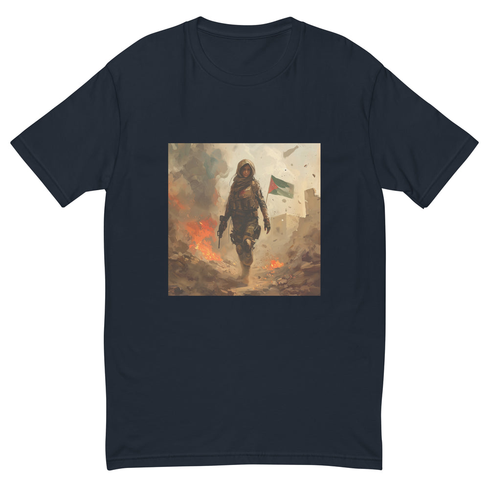 Resistance - Short Sleeve T-shirt, Mens Fitted T Shirt Midnight Navy