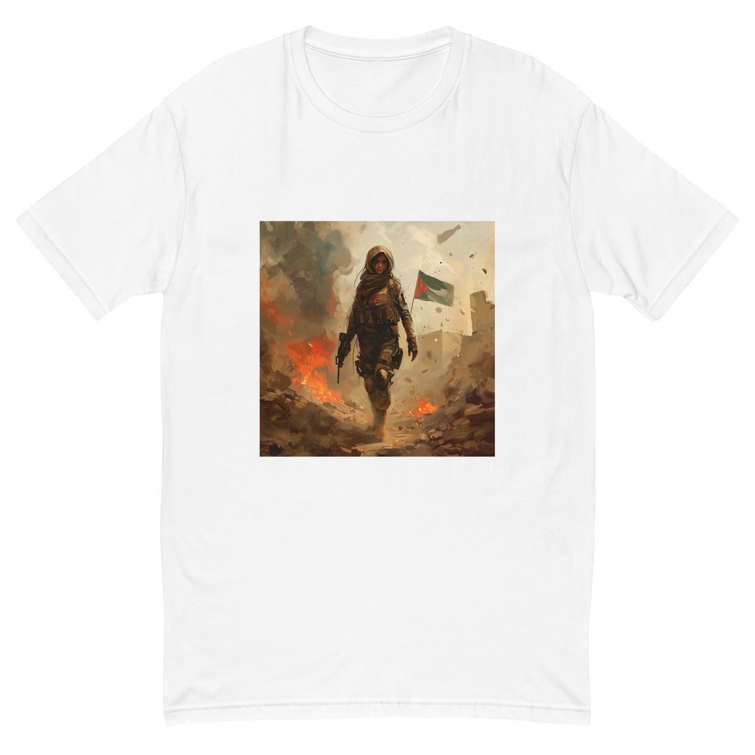 Resistance - Short Sleeve T-shirt, Mens Fitted T Shirt White