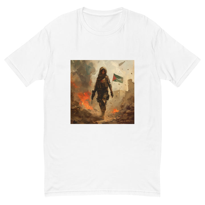 Resistance - Short Sleeve T-shirt, Mens Fitted T Shirt White