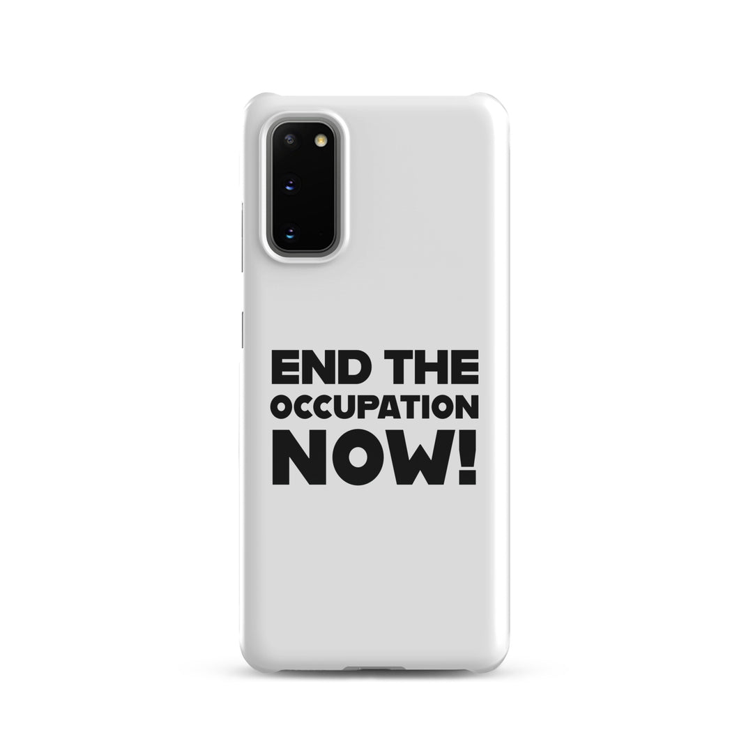 End the Occupation Now! - Snap Case for Samsung®, Samsung Glossy Samsung Galaxy S20