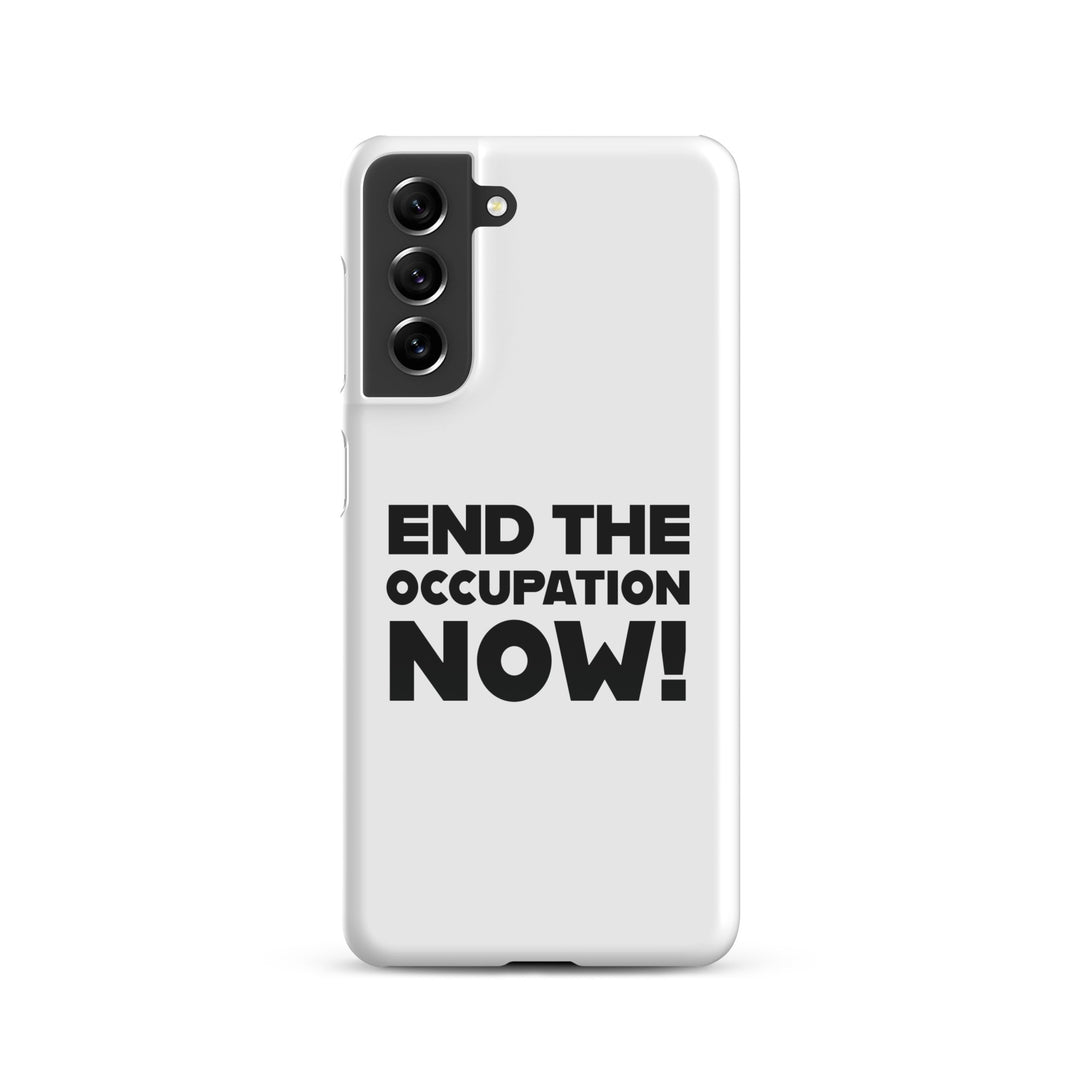 End the Occupation Now! - Snap Case for Samsung®, Samsung Glossy Samsung Galaxy S21